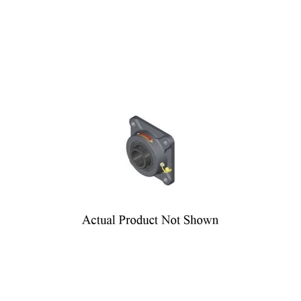 MSF Medium Duty Non-Expansion Round Straight Bore Flange Mount Ball Bearing Unit, 1 in Bore